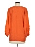 Joie 100% Silk Orange 3/4 Sleeve Silk Top Size S - photo 2