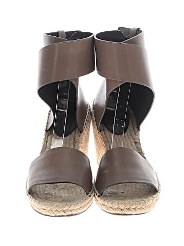 Céline Leather Espadrille Wedges (view 2)