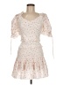 LoveShackFancy Hearts Ivory Cocktail Dress Size M - photo 1