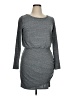 Leith Solid Gray Casual Dress Size XL - photo 1