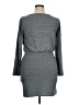 Leith Solid Gray Casual Dress Size XL - photo 2