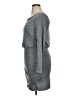 Leith Solid Gray Casual Dress Size XL - photo 5