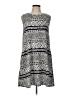 AB Studio Graphic Gray Casual Dress Size L - photo 1