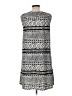 AB Studio Graphic Gray Casual Dress Size L - photo 2