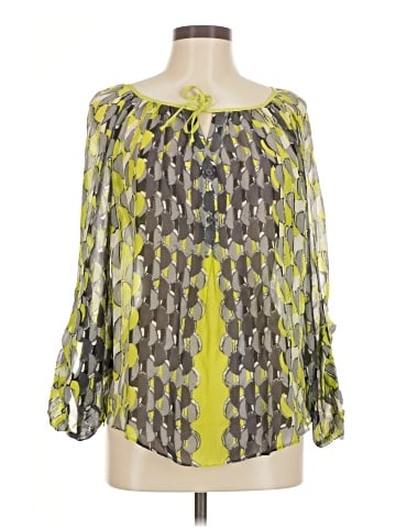 Hale Bob 3/4 Sleeve Silk Top (view 1)