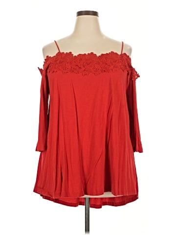 Denim 24/7 3/4 Sleeve Blouse (view 1)