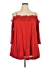 Denim 24/7 Red 3/4 Sleeve Blouse Size 22 - photo 1