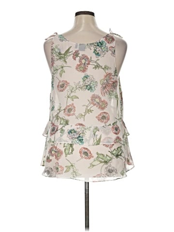 Kaari Blue Sleeveless Blouse (view 2)