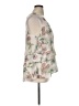 Kaari Blue 100% Polyester Ivory Sleeveless Blouse Size 0X - photo 4
