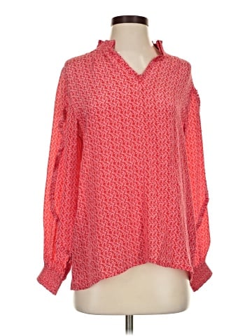 Rungolee Long Sleeve Silk Top (view 1)