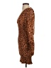 Steve Madden 100% Polyester Animal Print Brown Cocktail Dress Size XS - photo 5
