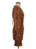 Steve Madden 100% Polyester Animal Print Brown Cocktail Dress Size XS - photo 4