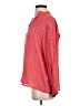 Rungolee 100% Silk Red Long Sleeve Silk Top Size S - photo 5