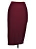 Nicki Minaj Solid Burgundy Formal Skirt Size L - photo 1