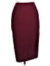 Nicki Minaj Solid Burgundy Formal Skirt Size L - photo 2