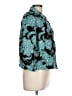 Jaclyn Smith Paisley Teal Jacket Size L - photo 4