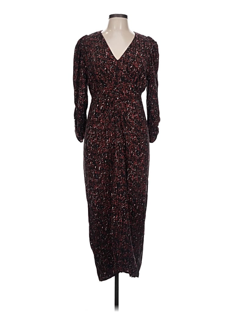 Pre-owned Saint + Sofia Casual Dress In Brown