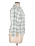 The Commons Plaid Teal 3/4 Sleeve Button-Down Shirt Size XL - photo 4