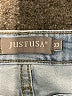 Just USA 100% Cotton Solid Blue Jeans Size 33 waist - photo 4