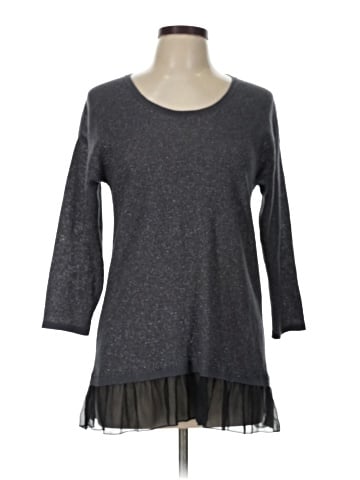 August Silk Pullover Sweater (view 1)