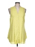 Meadow Rue 100% Polyester Yellow Sleeveless Blouse Size 10 - photo 1