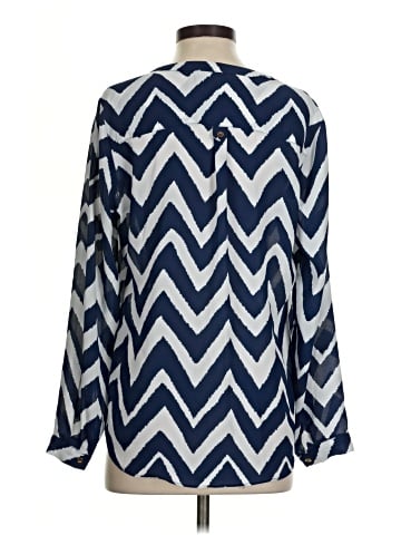 Sharagano Long Sleeve Blouse (view 2)