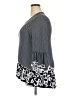 Moa Moa Gray 3/4 Sleeve Top Size 2XL - photo 5