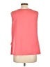 Christopher & Banks 100% Polyester Orange Sleeveless Blouse Size L - photo 2