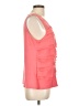 Christopher & Banks 100% Polyester Orange Sleeveless Blouse Size L - photo 4