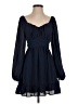 Unbranded 100% Polyester Solid Blue Cocktail Dress Size XS - photo 1
