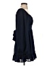 Unbranded 100% Polyester Solid Blue Cocktail Dress Size XS - photo 4