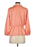 J.Crew 100% Polyester Orange 3/4 Sleeve Blouse Size 4 - photo 2