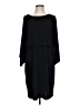 Chico's Solid Black Cocktail Dress Size Lg (2) - photo 1