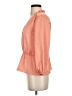 J.Crew 100% Polyester Orange 3/4 Sleeve Blouse Size 4 - photo 5