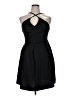 Assorted Brands Solid Black Cocktail Dress Size XL - photo 1