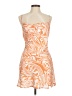 Thalassa Graphic Orange Cocktail Dress Size M - photo 1