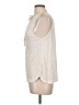 Ann Taylor Ivory Sleeveless Blouse Size L - photo 5