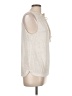 Ann Taylor Ivory Sleeveless Blouse Size L - photo 4