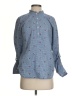 Talbots Hearts Blue 3/4 Sleeve Blouse Size S - photo 1