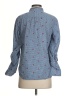 Talbots Hearts Blue 3/4 Sleeve Blouse Size S - photo 2
