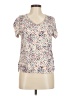 Forever 21 100% Polyester Ivory Short Sleeve Blouse Size M - photo 1