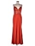 Mac Duggal 100% Polyester Red Cocktail Dress Size 10 - photo 1