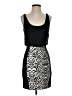 Express 100% Polyester Animal Print Black Cocktail Dress Size XS - photo 1