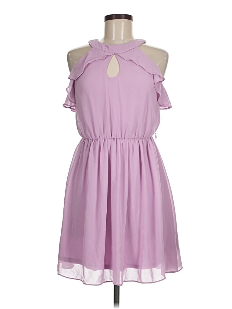 Pre-owned A. Byer Cocktail Dress In Purple