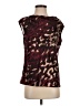 Anne Klein Burgundy Sleeveless Blouse Size S - photo 1