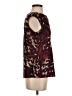 Anne Klein Burgundy Sleeveless Blouse Size S - photo 4
