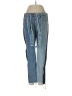 Trf Denim Rules Color Block Blue Jeans Size 6 - photo 1