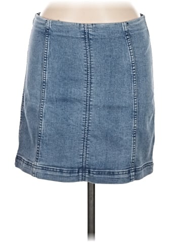 Free People Denim Skirt (view 1)