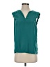41Hawthorn 100% Polyester Teal Sleeveless Blouse Size S - photo 1