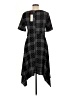 Elle Argyle Gray Casual Dress Size M - photo 2